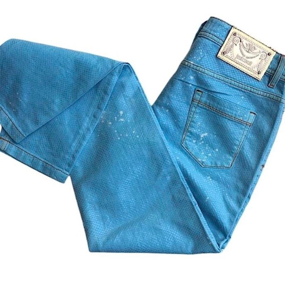 Just Cavalli Bleach stained  Skinny Jeans